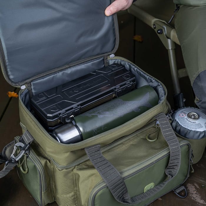 Korum Progress Tackle & Bait Bag 35L Close Up 4