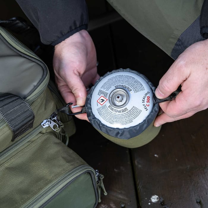 Korum Progress Tackle & Bait Bag 35L Close Up 5
