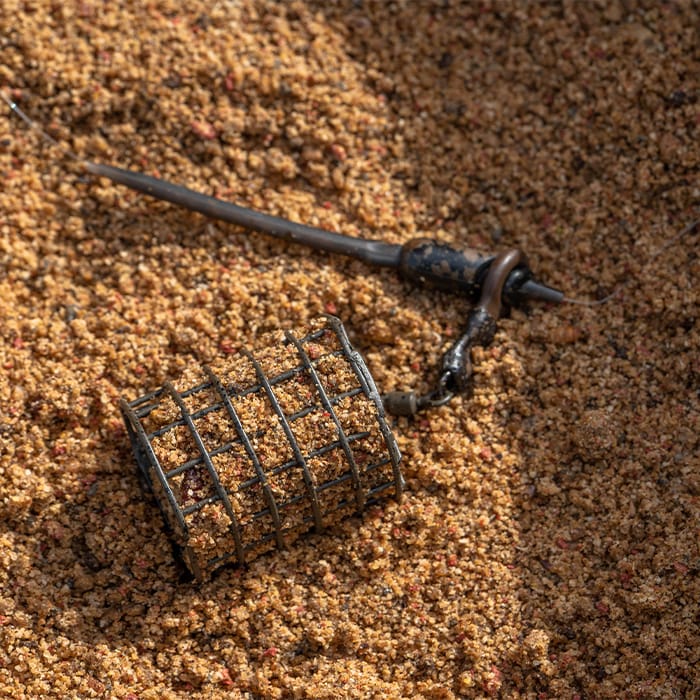Korum River Cage Small Fishing Feeders In Use 3