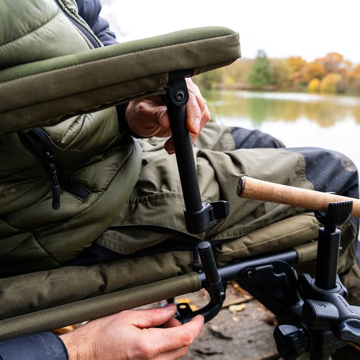 Korum S23 Supa Deluxe Accessory Chair II In Use 1