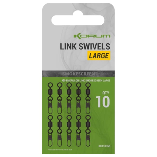 Korum Smokescreen Link Swivels - Large