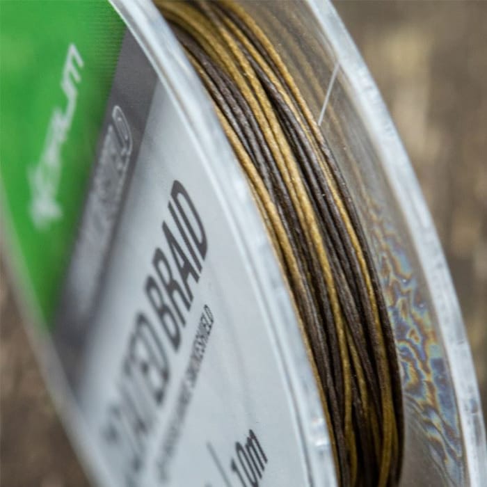 Korum Smokeshield Coated Fishing Braid Close Up