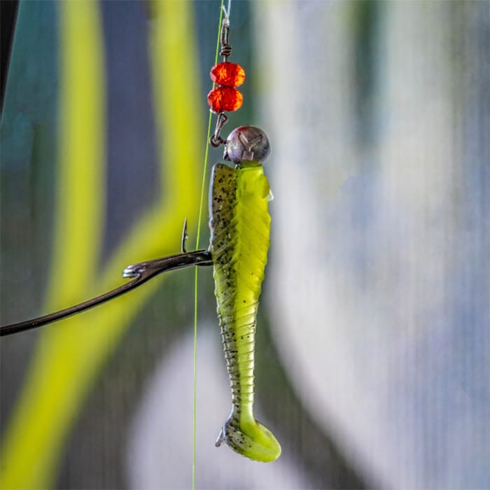 Korum Snapper Buoyant Gonks 6cm Fluoro In Use