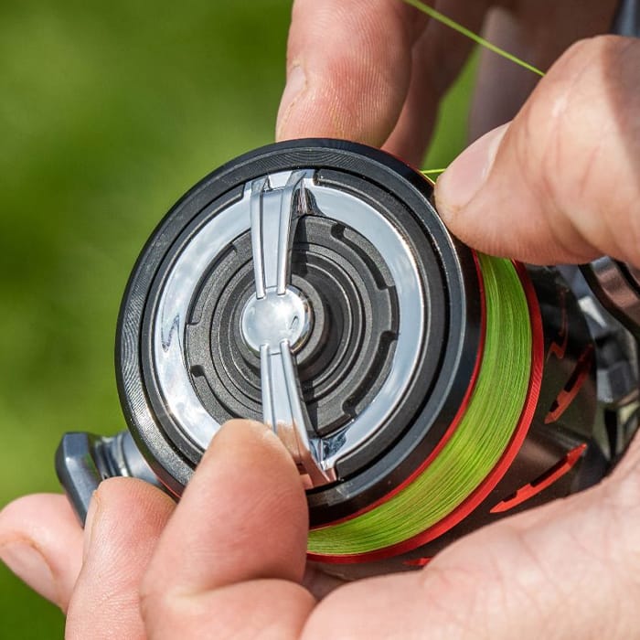 Korum Snapper Infernos SL Red Fishing Reel In Use 2
