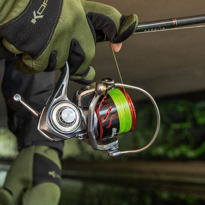Korum Snapper Infernos SL Red Fishing Reel In Use 4