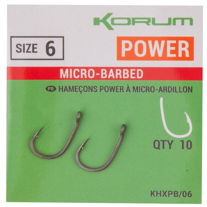 Korum Xpert Power Fishing Hook Size 6