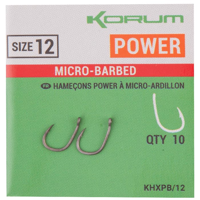 Korum Xpert Power Fishing Hook Size 12