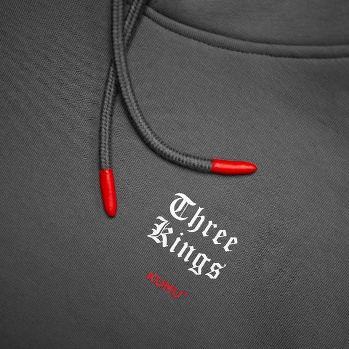Kumu 3 Kings Hoodie - Grey