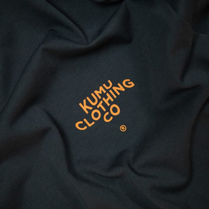 Kumu Ripples Tee T-Shirt Close Up 3