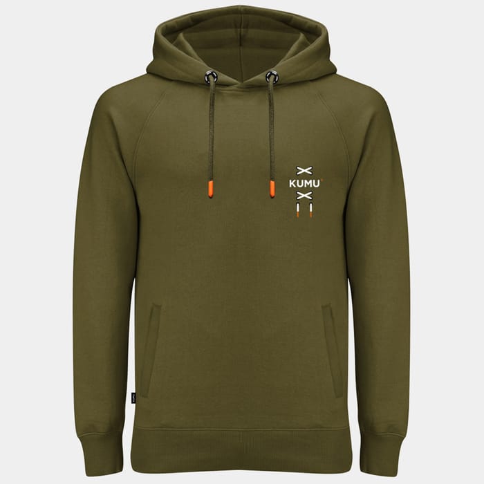 Kumu True Leather Fishing Hoodie Front