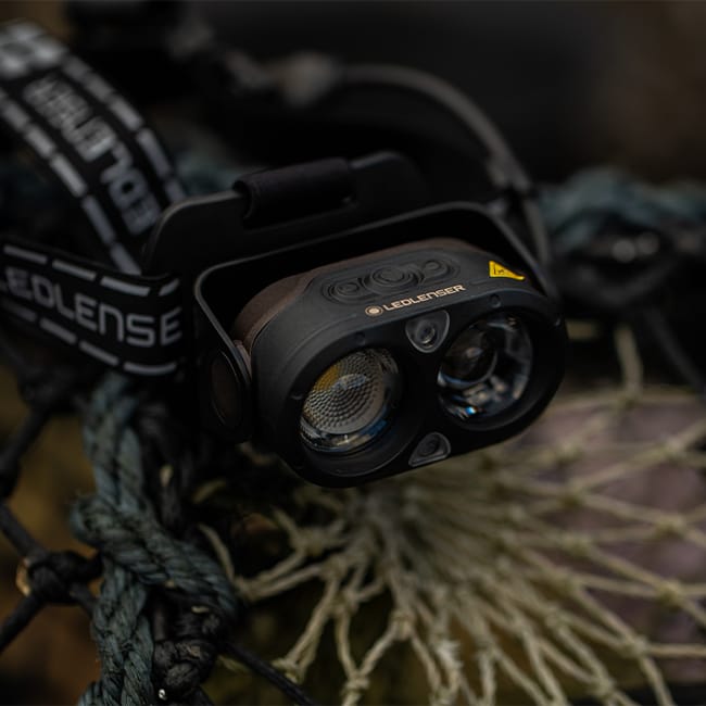 Ledlenser H19R Signature Headtorch Close Up 1