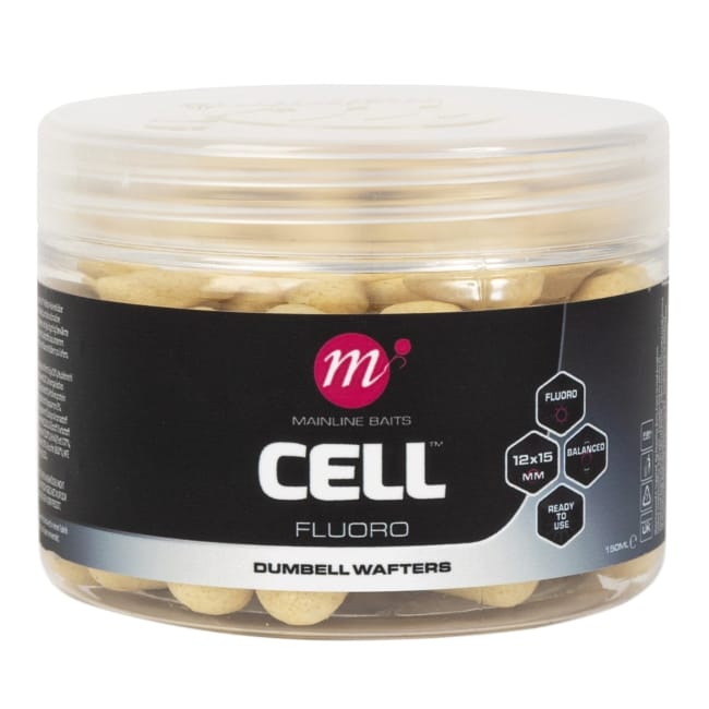 Mainline Cell Fluoro Dumbell Wafters White