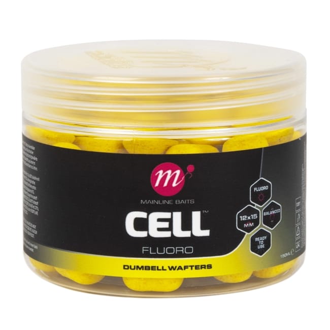 Mainline Cell Fluoro Dumbell Wafters Yellow