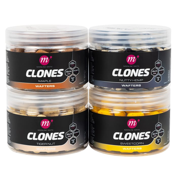 Mainline Clones Barrel Dumbell Wafters 10x14mm Flavours
