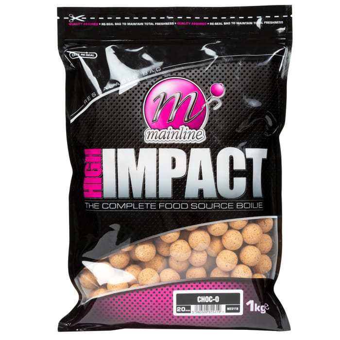 Mainline High Impact 1kg Shelf Life Boilies Choc-O