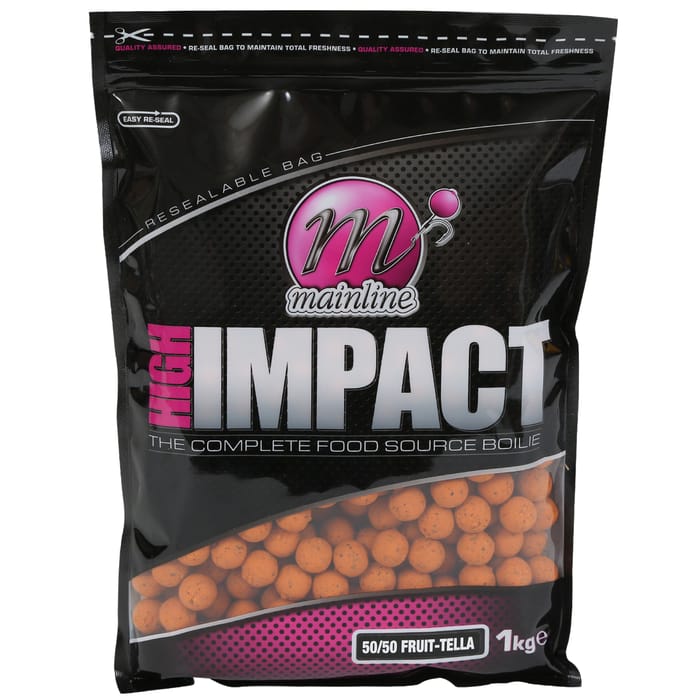 Mainline High Impact 1kg Shelf Life Boilies 50/50 Fruit Tella