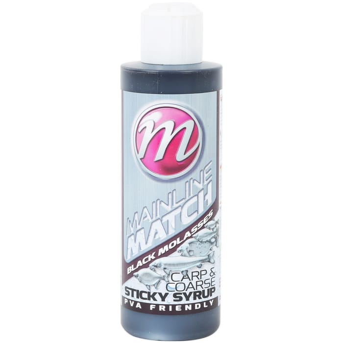 Mainline Match Carp & Coarse Sticky Syrups 250ml Black Molasses