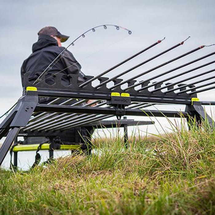Matrix 24 Kit Fishing Pole Roost In Use 2