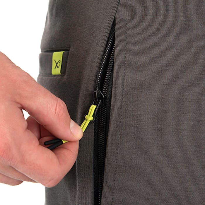 Matrix Black Edition Fishing Joggers Zip In Use 