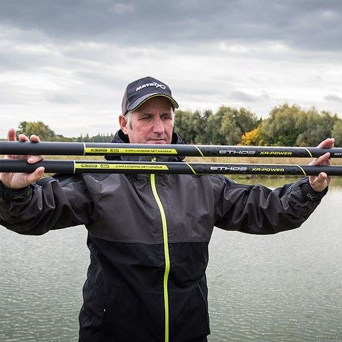 Matrix Ethos XR-Power 4.5m Fishing Landing Net Handle On Location