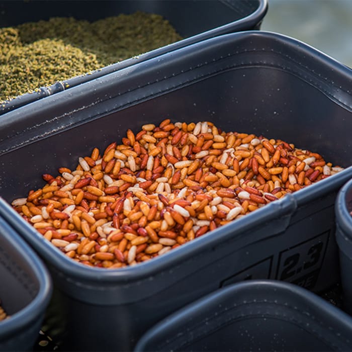 Matrix EVA Stacking Bait Tub Set In Use 3