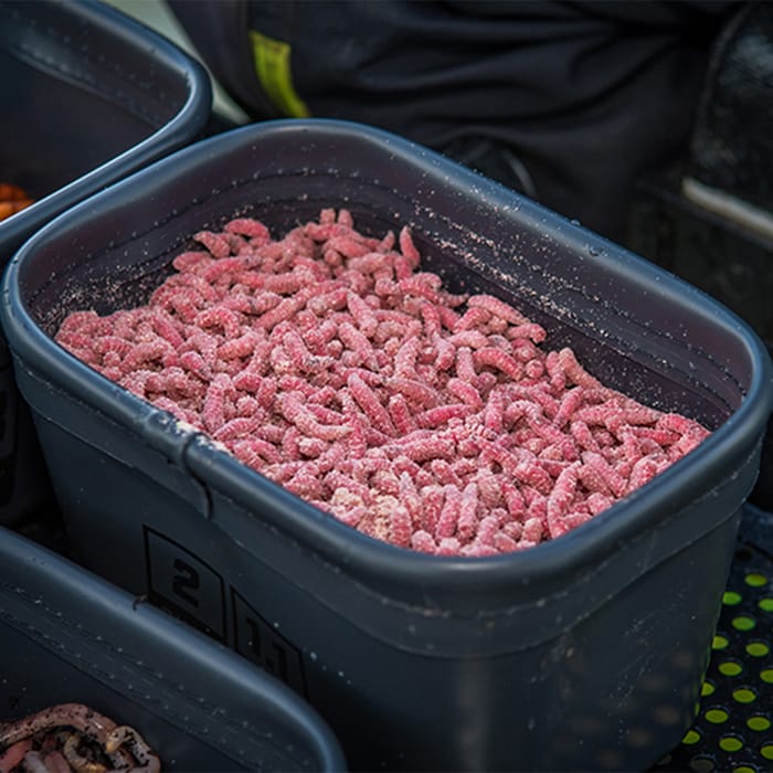 Matrix EVA Stacking Bait Tub Set In Use 7