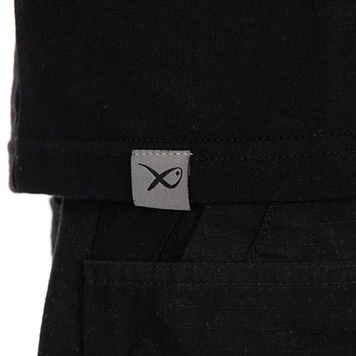 Matrix Large Fade Logo T-Shirt - Black / Grey