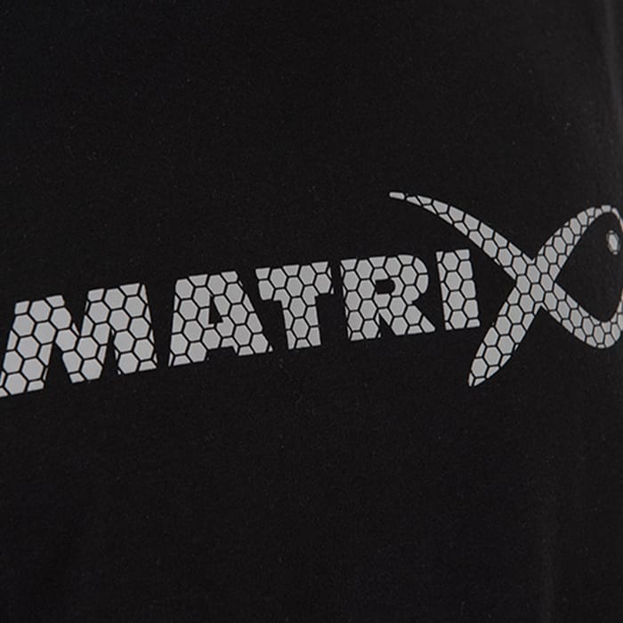 Matrix Large Fade Logo T-Shirt - Black / Grey