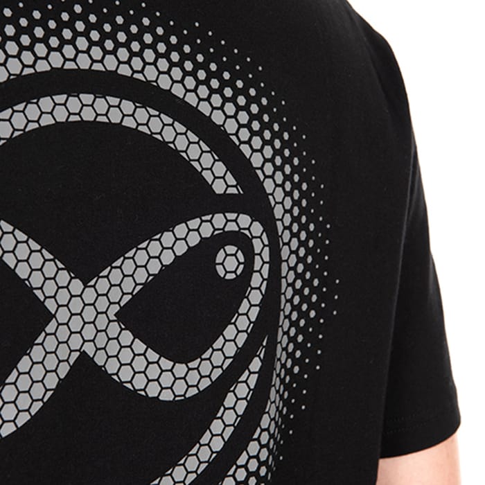 Matrix Large Fade Logo T-Shirt - Black / Grey