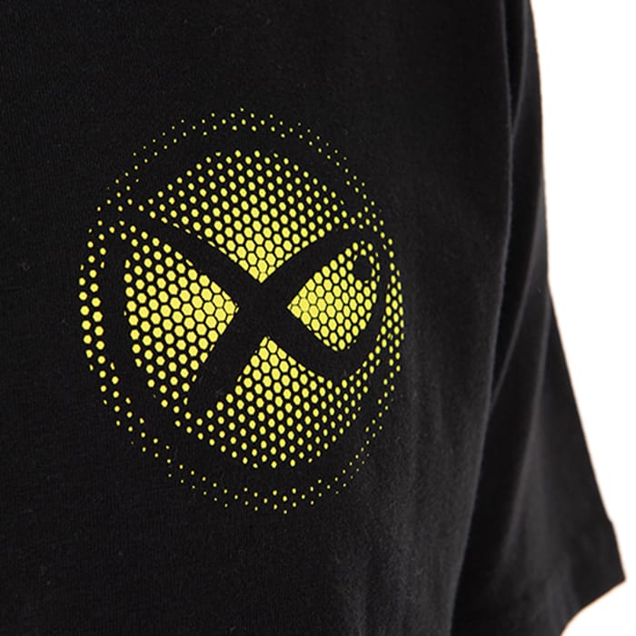 Matrix Large Fade Logo T-Shirt - Black / Lime