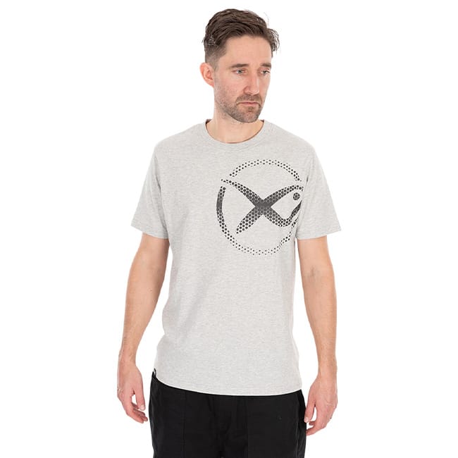 Matrix Large Mesh Logo T-Shirt - Grey