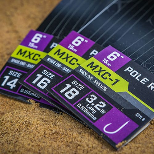 Matrix MXC-1 Spade End Barbless Pole Rigs 15cm 1