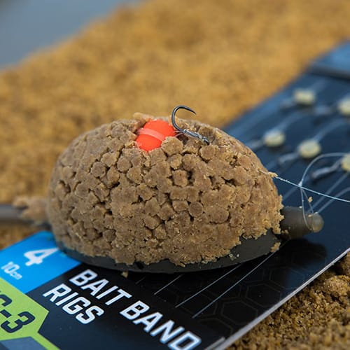 Matrix MXC-3 Eyed Barbless Bait Band Rigs 10cm 3