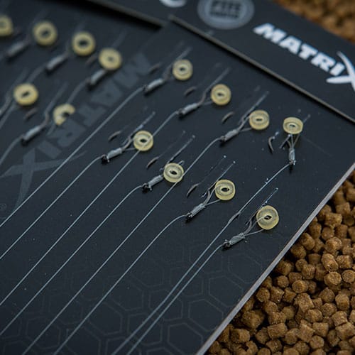 Matrix MXC-4 Eyed Barbless X-Strong Bait Band Rigs 10cm 4