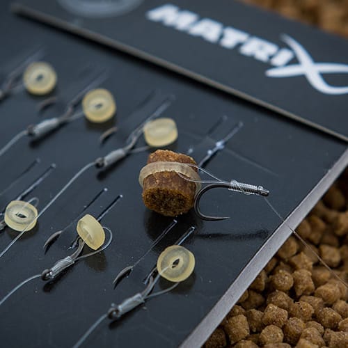 Matrix MXC-4 Eyed Barbless X-Strong Bait Band Rigs 10cm 5