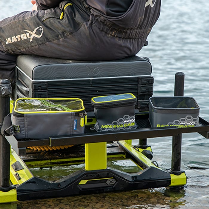 Matrix Slim Extending Side Tray In Use 1