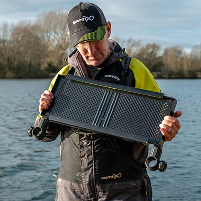 Matrix Slim Extending Side Tray In Use 2