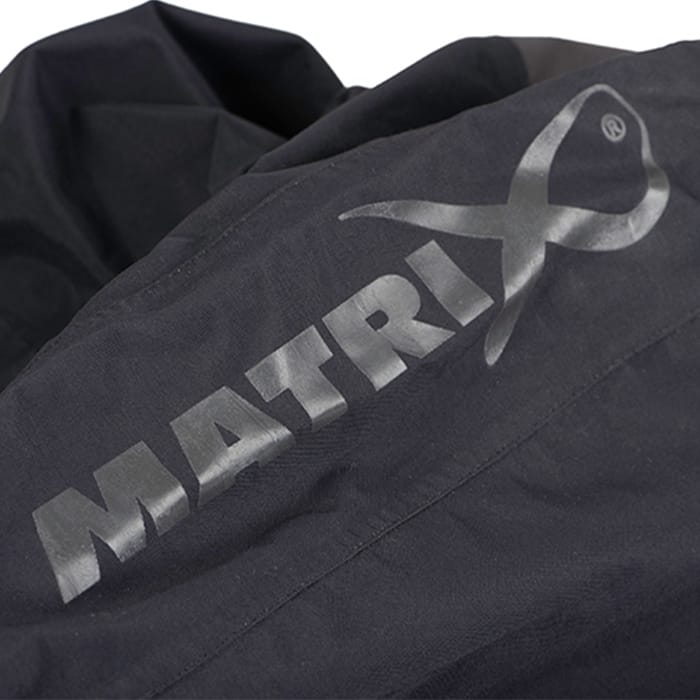 Matrix Tri-Layer Fishing Salopettes 25K Close Up Logo Detail 1