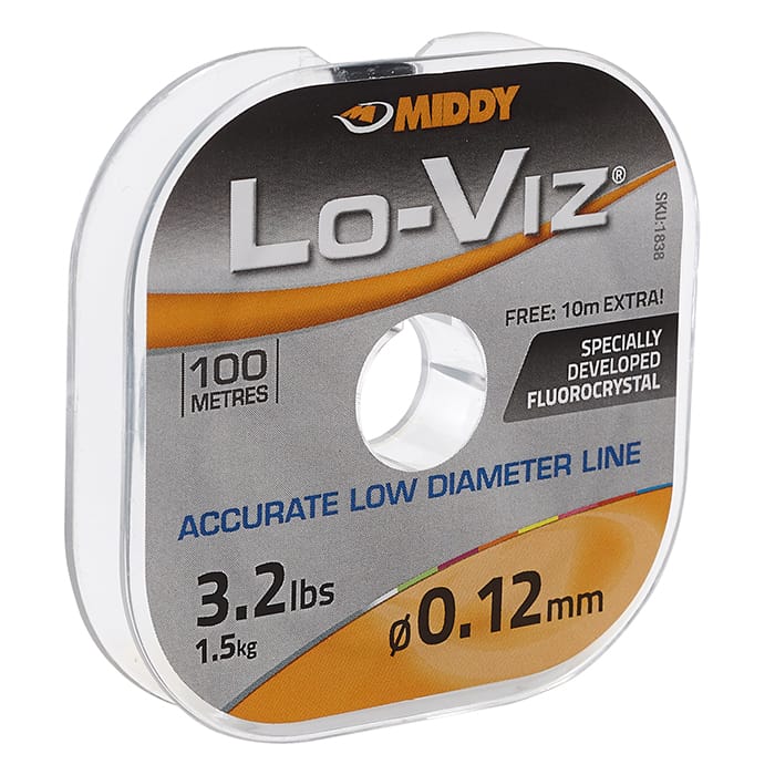 Middy Lo-Viz Fluorocrystal Line 100m 3.2