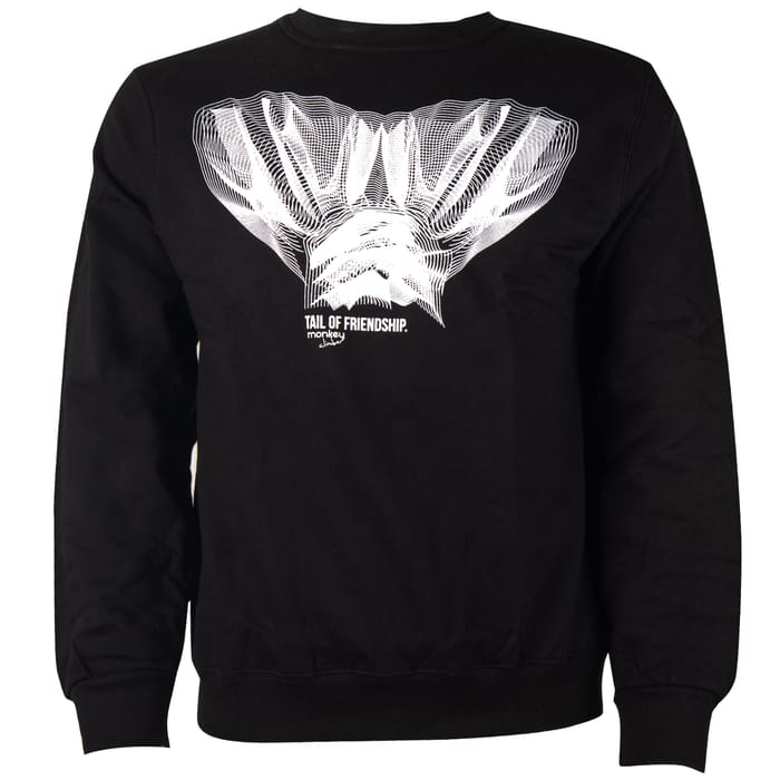 Monkey Climber Tail of Friendship Crewneck Black