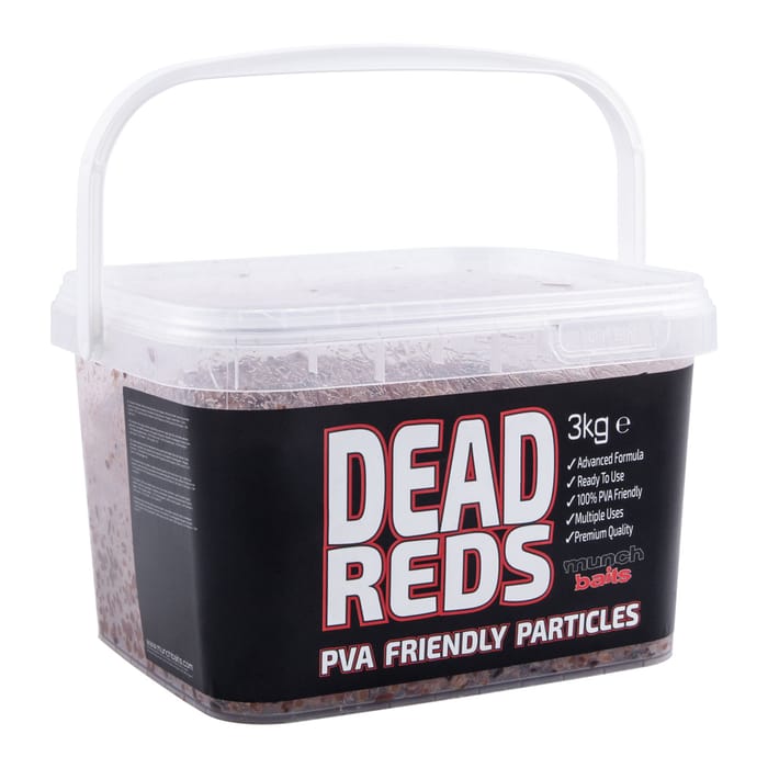Munch Baits 3kg Bucket Dead Reds  2