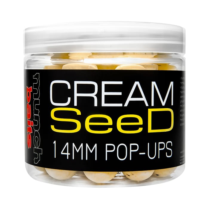 Munch Baits Cream Seed Pop Ups 14mm