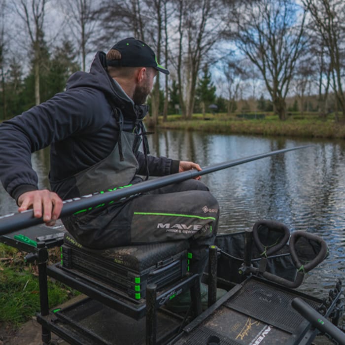 Maver MV-R XS Commercial Fishing Pole Package 16m In Use 2
