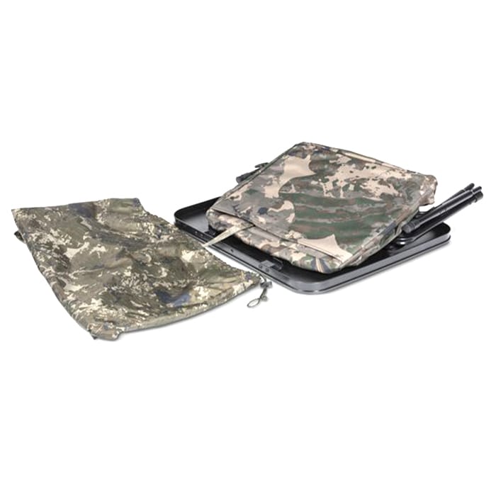 Nash Bank Life Bedside Fishing Station Camo Large Packed Away