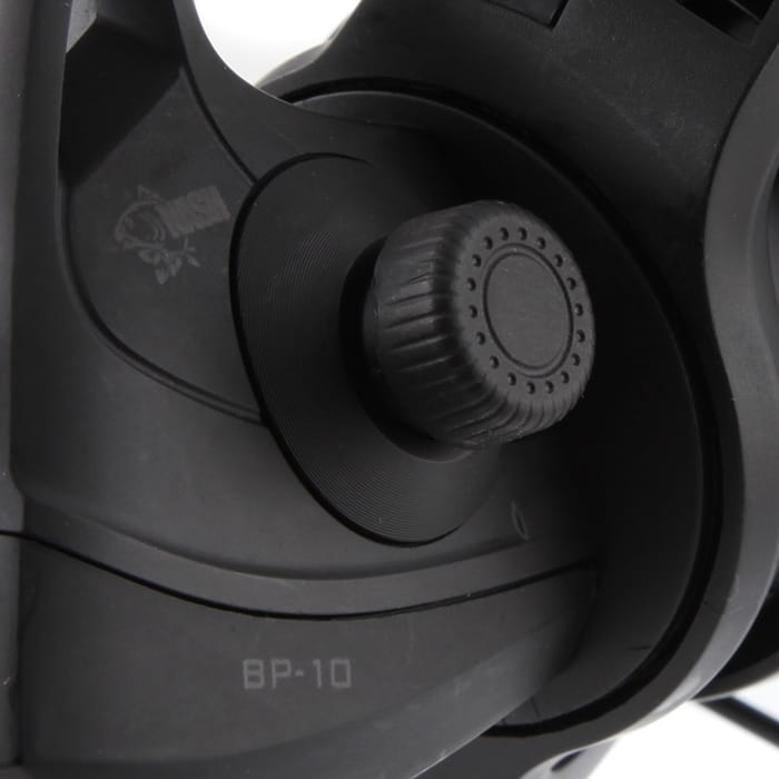 Nash BP-10 Black Fast Drag Big Pit Reel Close Up 3