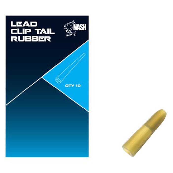 Nash Lead Clip Fishing Tail Rubber Weed Green 1