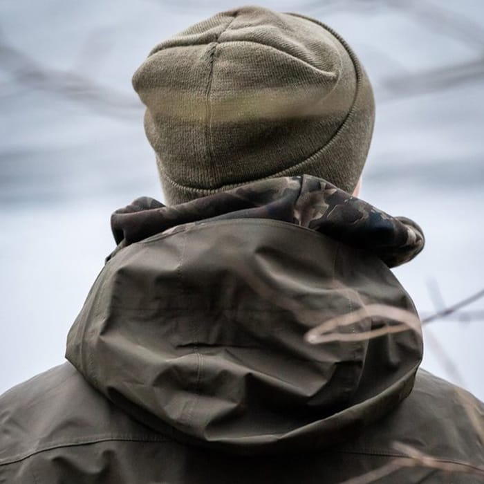 Nash ZT Green Waterproof Jacket In Use 1