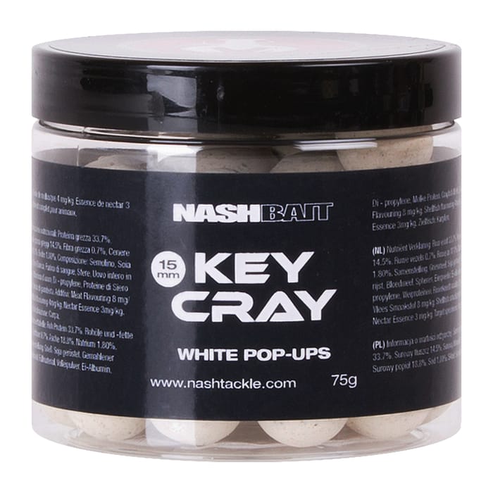 Nash Key Cray Airball Pop Ups White 1