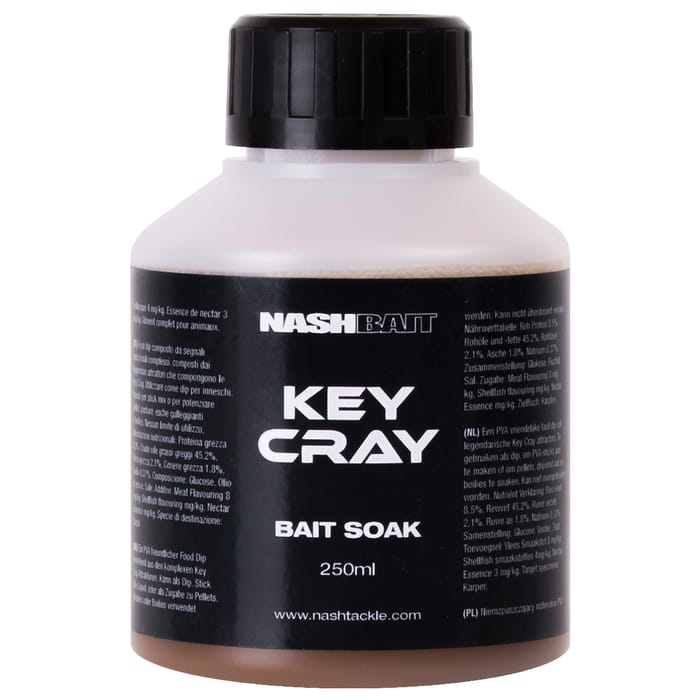 Nash Key Cray Liquid Bait Soak 250ml