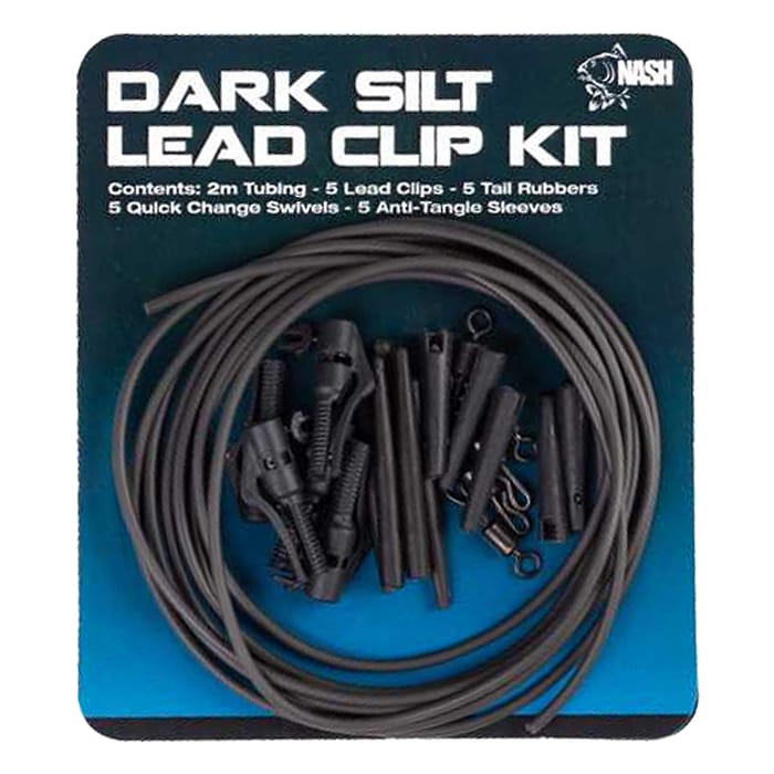 Nash Lead Clip Pack Dark Silt